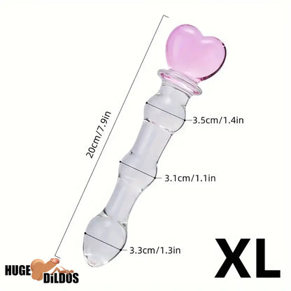 5.1in 6.5in 7.7in 7.9in Glass Crystal Durable Dildo For Female Sex Pleasure