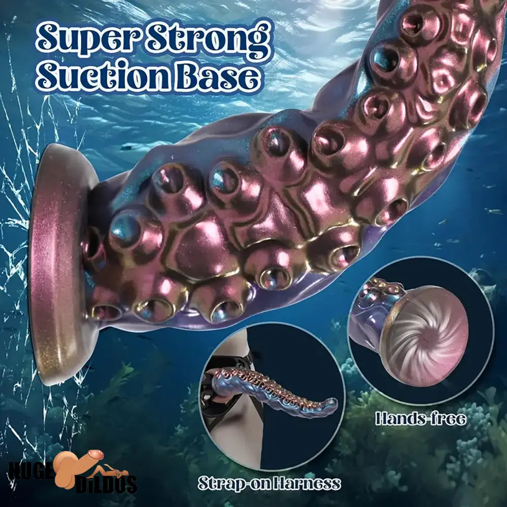 12.8in Tentacle Big Silicone Soft Dildo For G-Spot Anal Stimulation Orgasm
