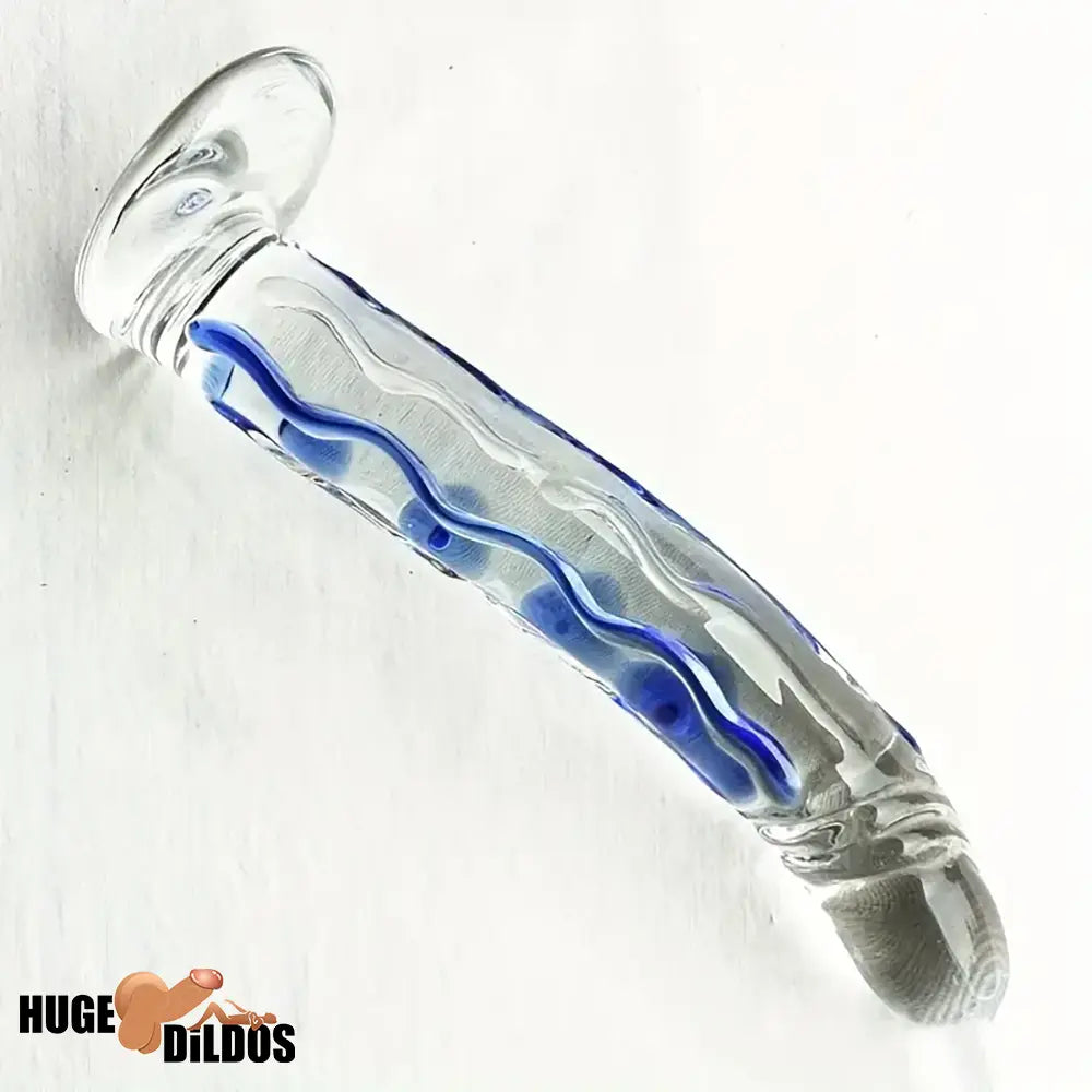 6.5in Premium Crystal Glass Dildo Sex Toy For Vagina Glass Cock Sex Toy