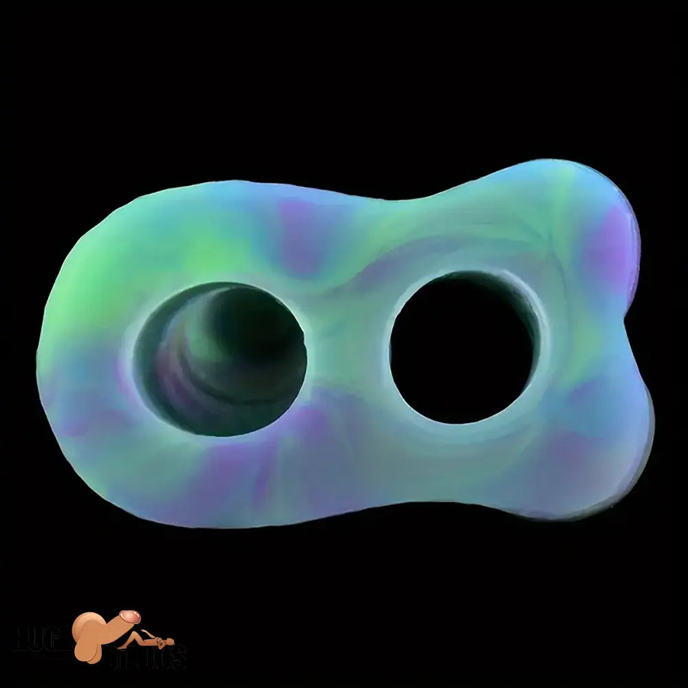 8.07in Silicone Soft Dildo Sleeve Horse Dick Luminous Penis Extender