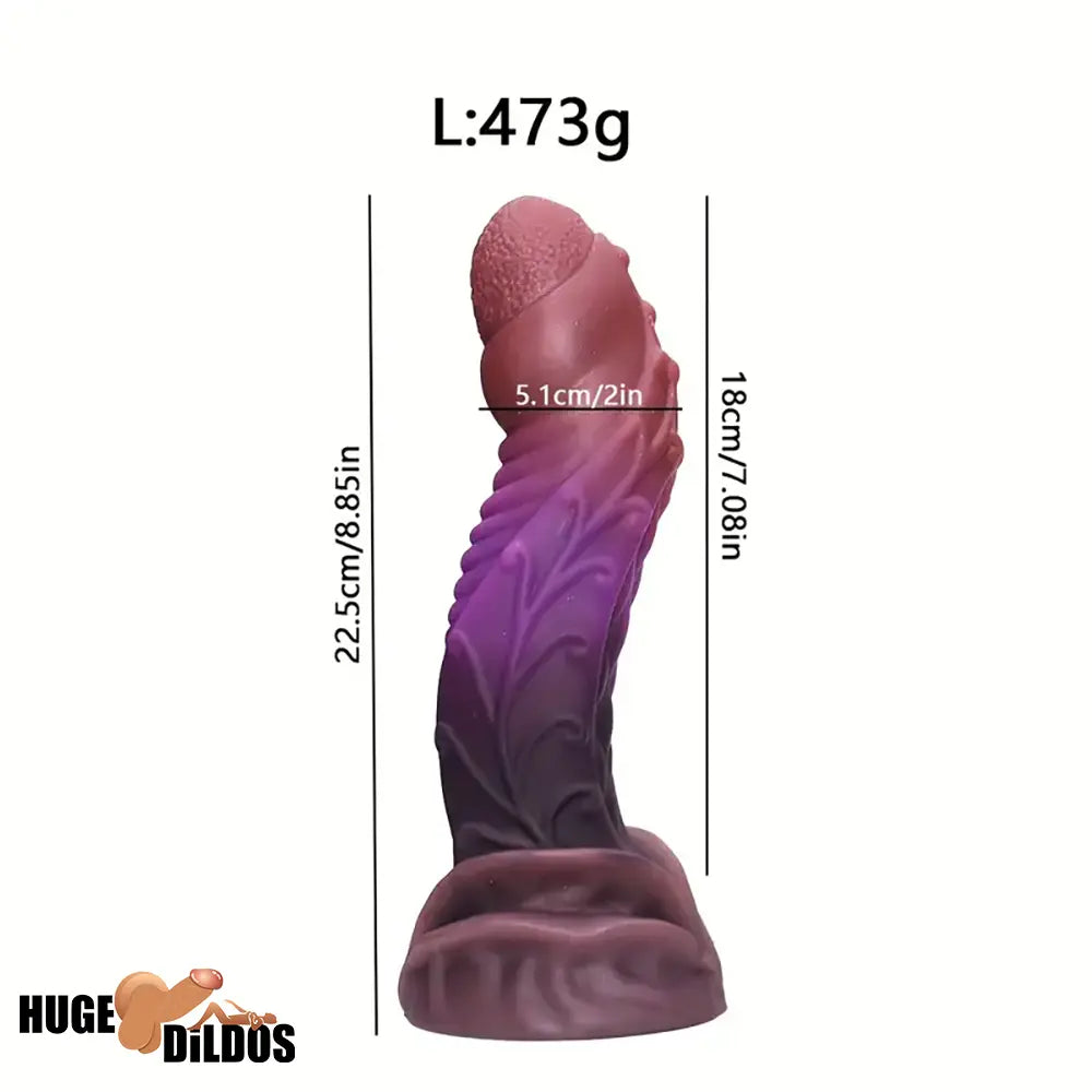 6.7in 8.85in Fantasy Monster Silicone Soft Cock Dildo For Play Anywhere