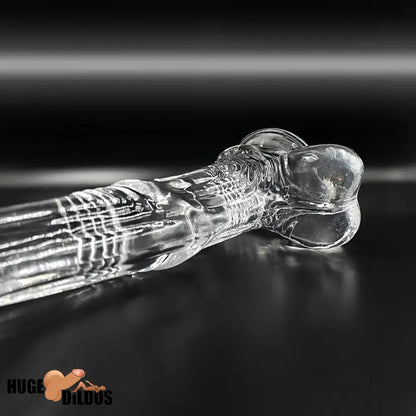 6.6in 7.8in 8.6in 9.8in Clear Black Horse Cock Dildo For G-Spot Advancers
