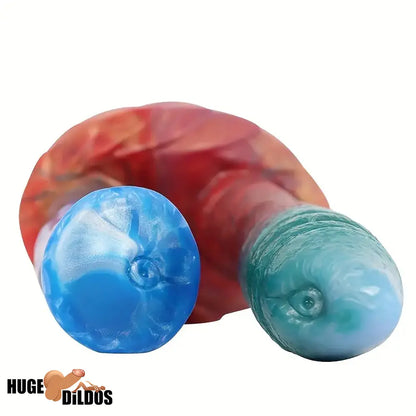 9.45in 10.63in Creature Silicone Big U-shaped Double-headed Monster Dildo