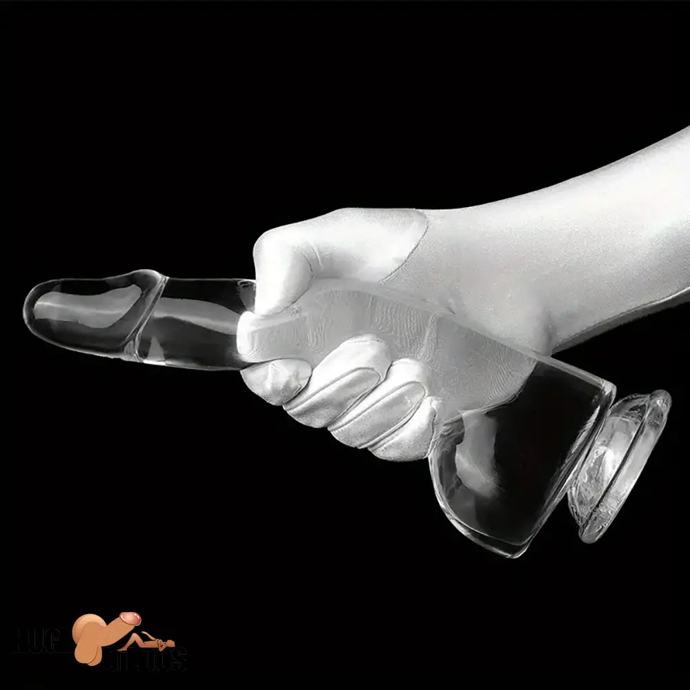 5.9in 7.08in 8.07in 9.64in 10.82in Crystal Clear Dildo For Women Orgasm