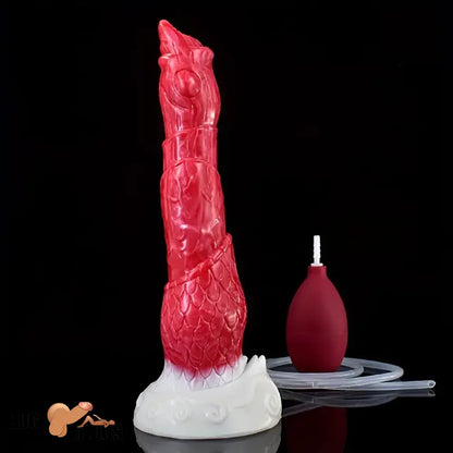 8.46in Body Safe Silicone Big Soft Dragon Dildo For Vagina Suction Cup