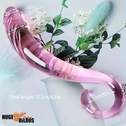 6.1in 6.3in 6.49in Glass Crystal Durable Dildo For Female Male Sex Pleasure