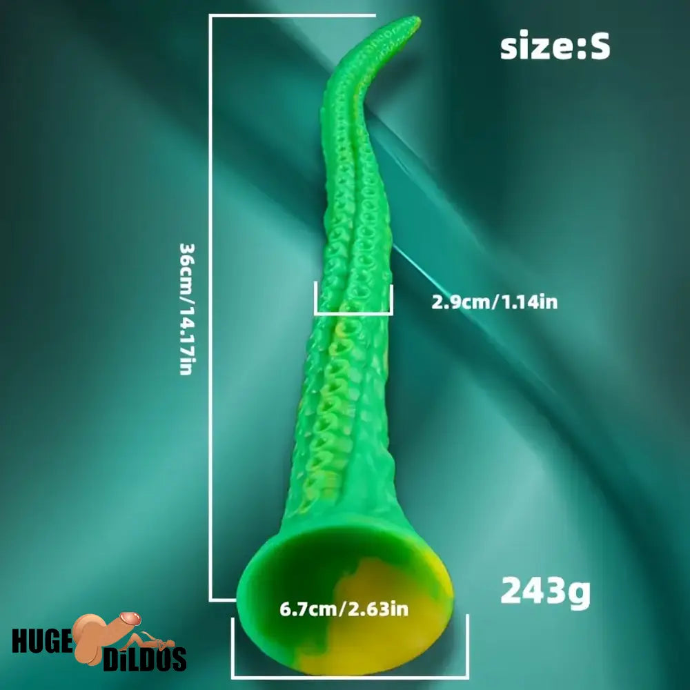 14.17in 17.7in 22.04in Alienophallos Octopus Silicone Soft Big Use Long Dildo