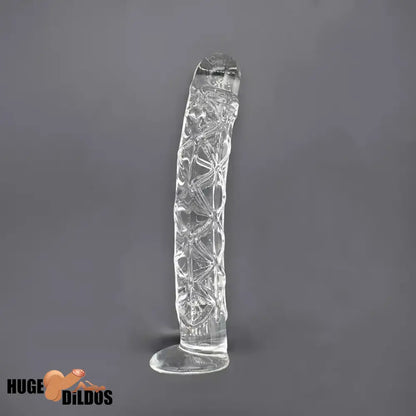 6.5in Clear Unisex Glass Crystal Dildo For Female Male Lesbian Gay Cock
