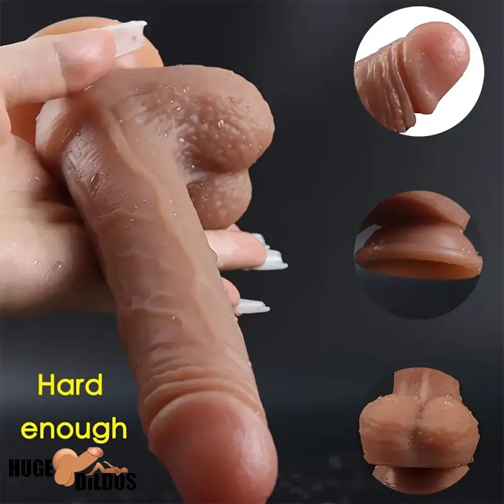 7.6in Realistic Silicone Soft Dildo Sex Toy Perfect For Masturbation Orgasm