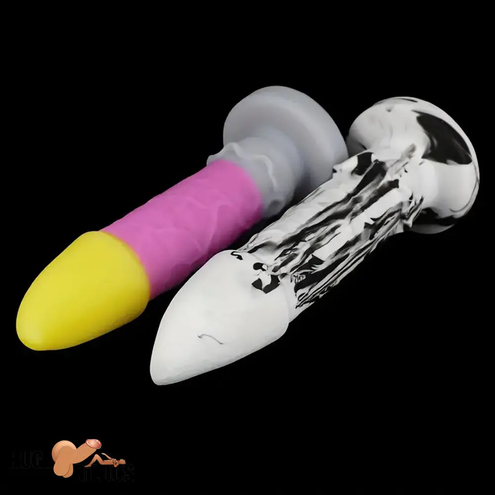 8.5in Brush Silicone Big Soft Dildo For Women Men Couple Sex Pleasure