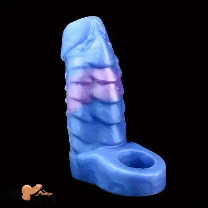 Multiple Lengths Fantasy Silicone Soft Dildo Sleeve With Anti-drop Ring
