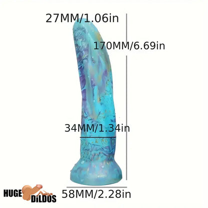 6.69in 9.65in 12.4in Silicone Soft Big Monster Dildo For Advancers G-Spot