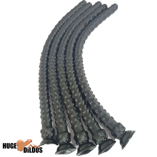 27.56in Silicone Soft Huge Long Spiked Spiral Rebar Dildo Oversized Butt Plug
