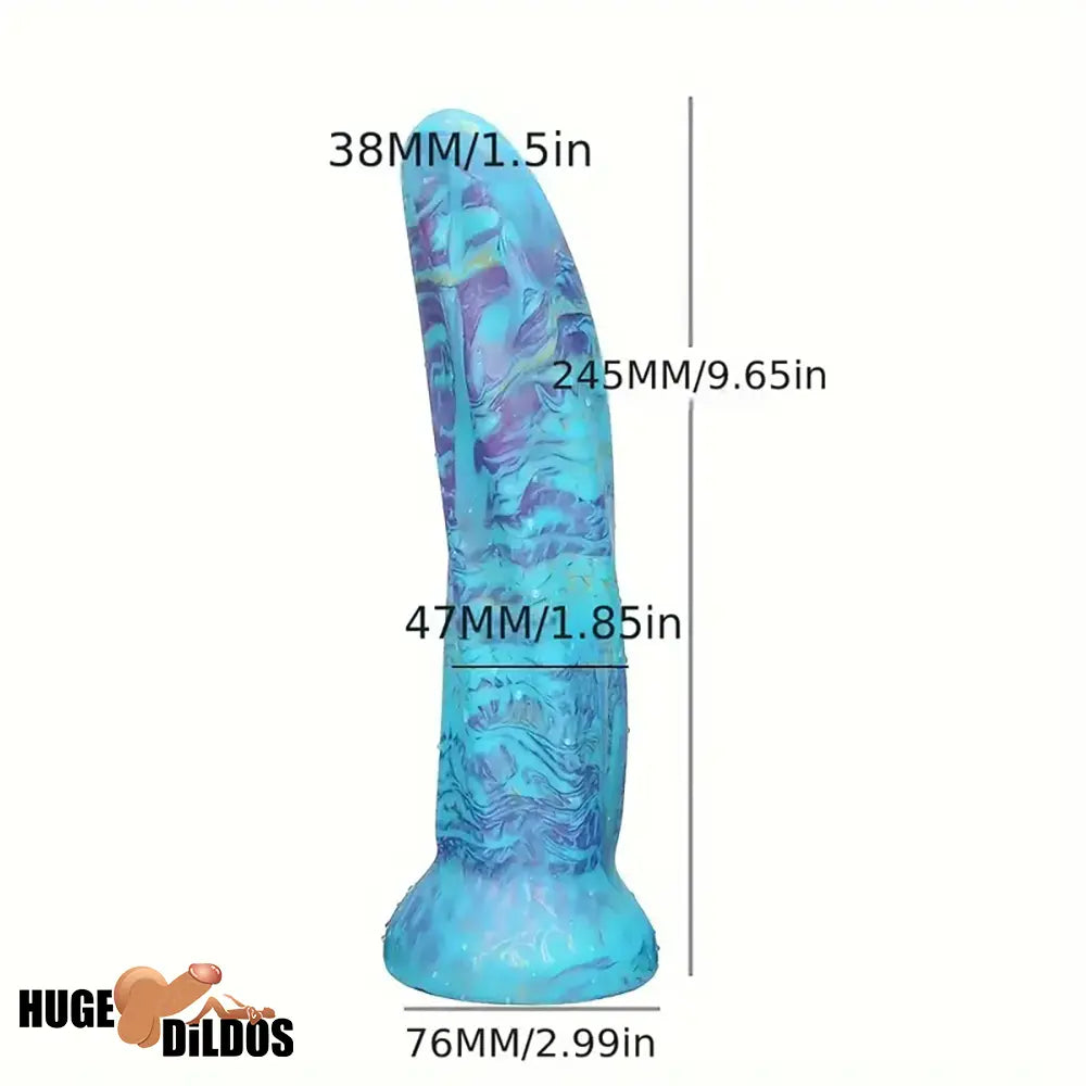6.69in 9.65in 12.4in Silicone Soft Big Monster Dildo For Advancers G-Spot