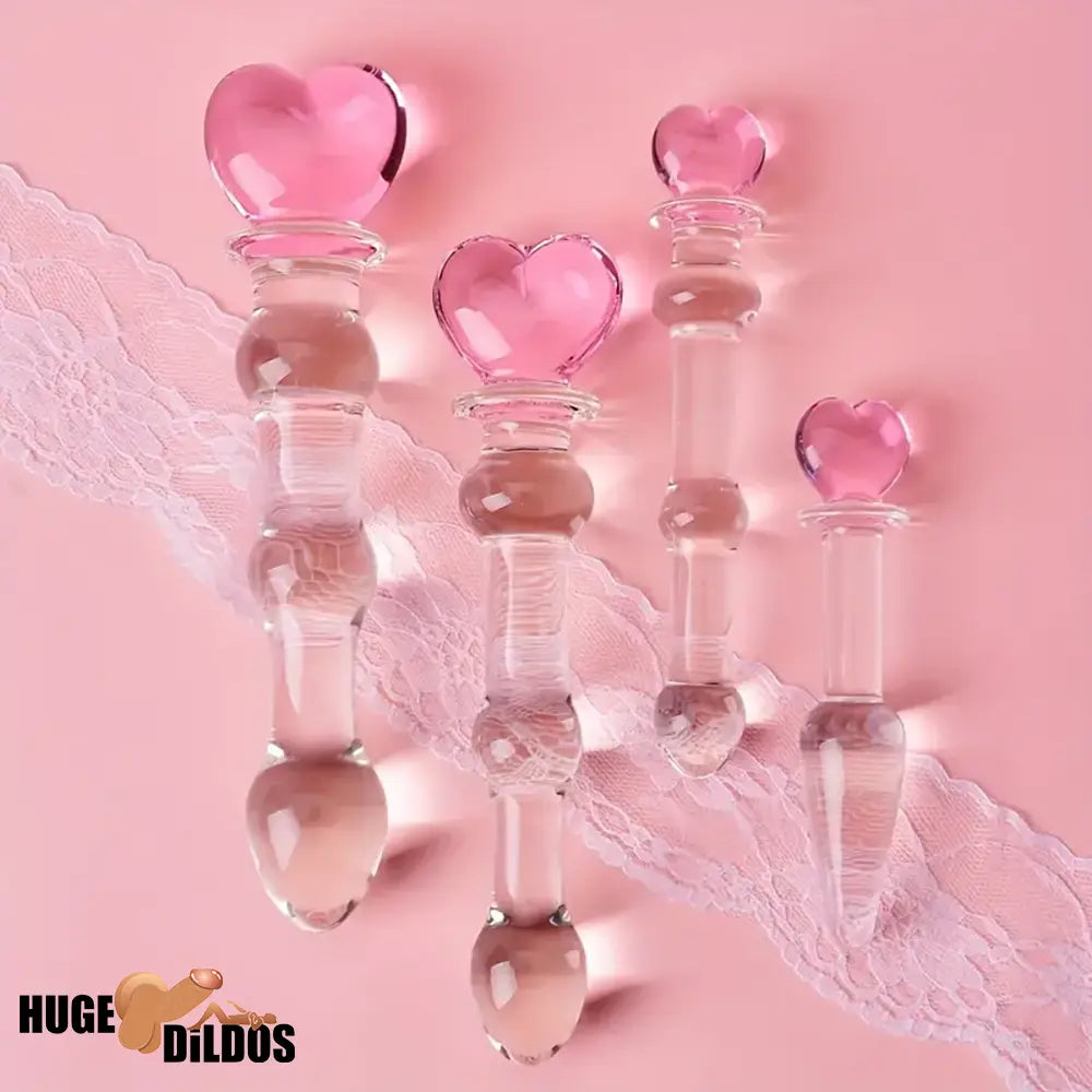 5.1in 6.5in 7.7in 7.9in Glass Crystal Durable Dildo For Female Sex Pleasure
