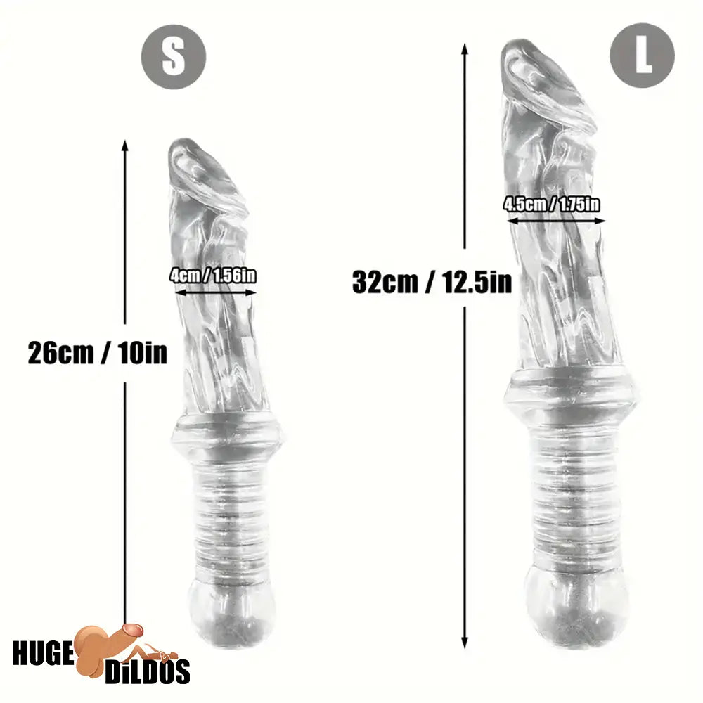 10in 12.5in Big Lifelike knife Dildo With Handle Sex Toy Masturbator Advancers