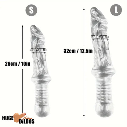 10in 12.5in Big Lifelike knife Dildo With Handle Sex Toy Masturbator Advancers