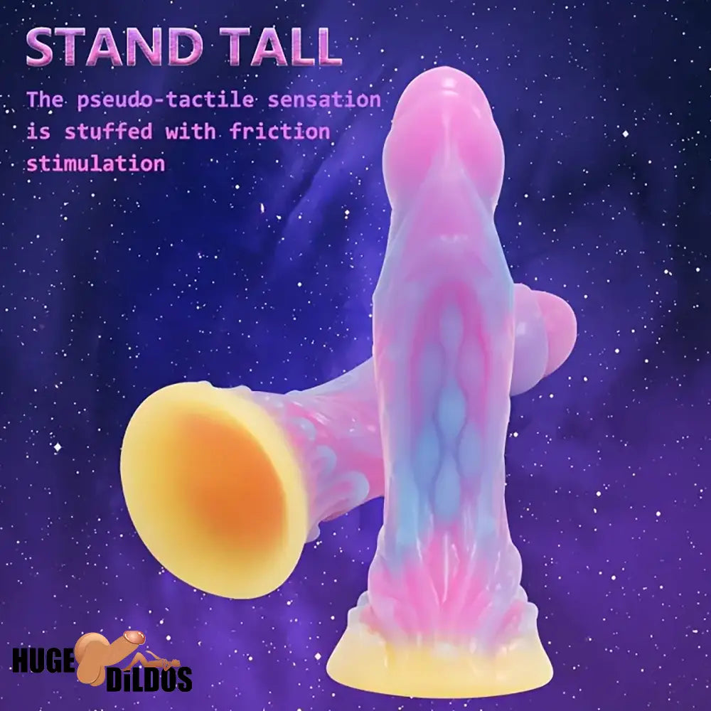 High-Quality Night-Glowing Liquid Silicone Fantasy Monster Luminous Dildo