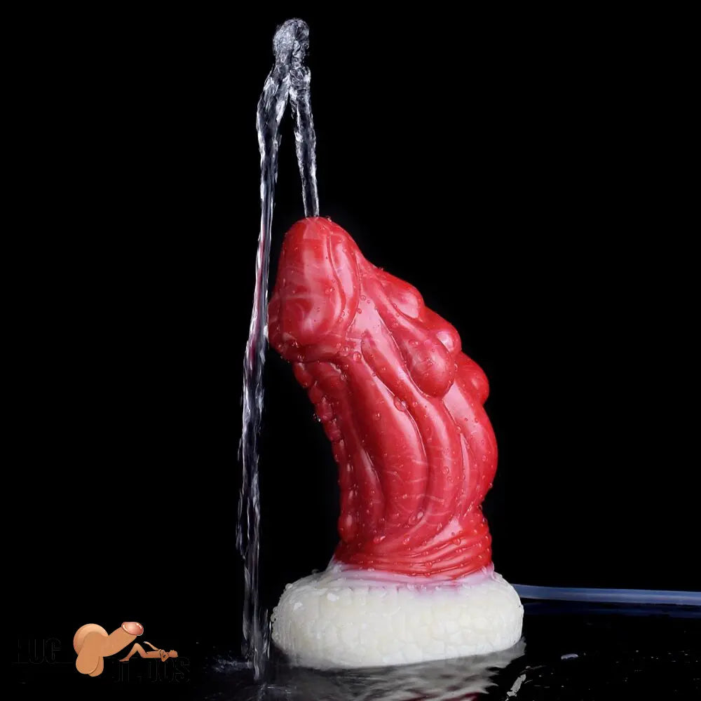 6.5in Fantasy Monster Silicone Soft Dragon Ejaculating Women Male Dildo