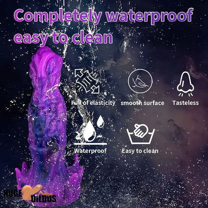 9.84in Big Fantasy Monster Silicone Soft Dildo For Prostate Vaginal Play