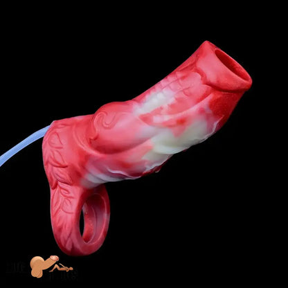 4.8in 5.59in Soft Liquid Silicone Monster Dildo Sleeve For Delay Time