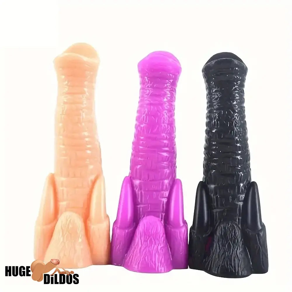 7.68in Elephant Animal Real Cock Dildo Penis Anal Expander For Beginners