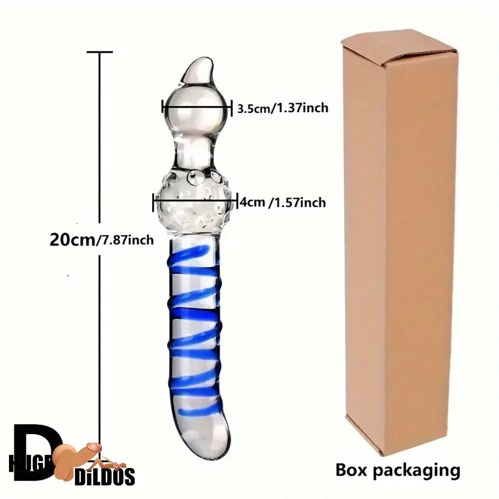 Multiple Options Glass Crystal Dildo For Women Men Couple G-spot Sex
