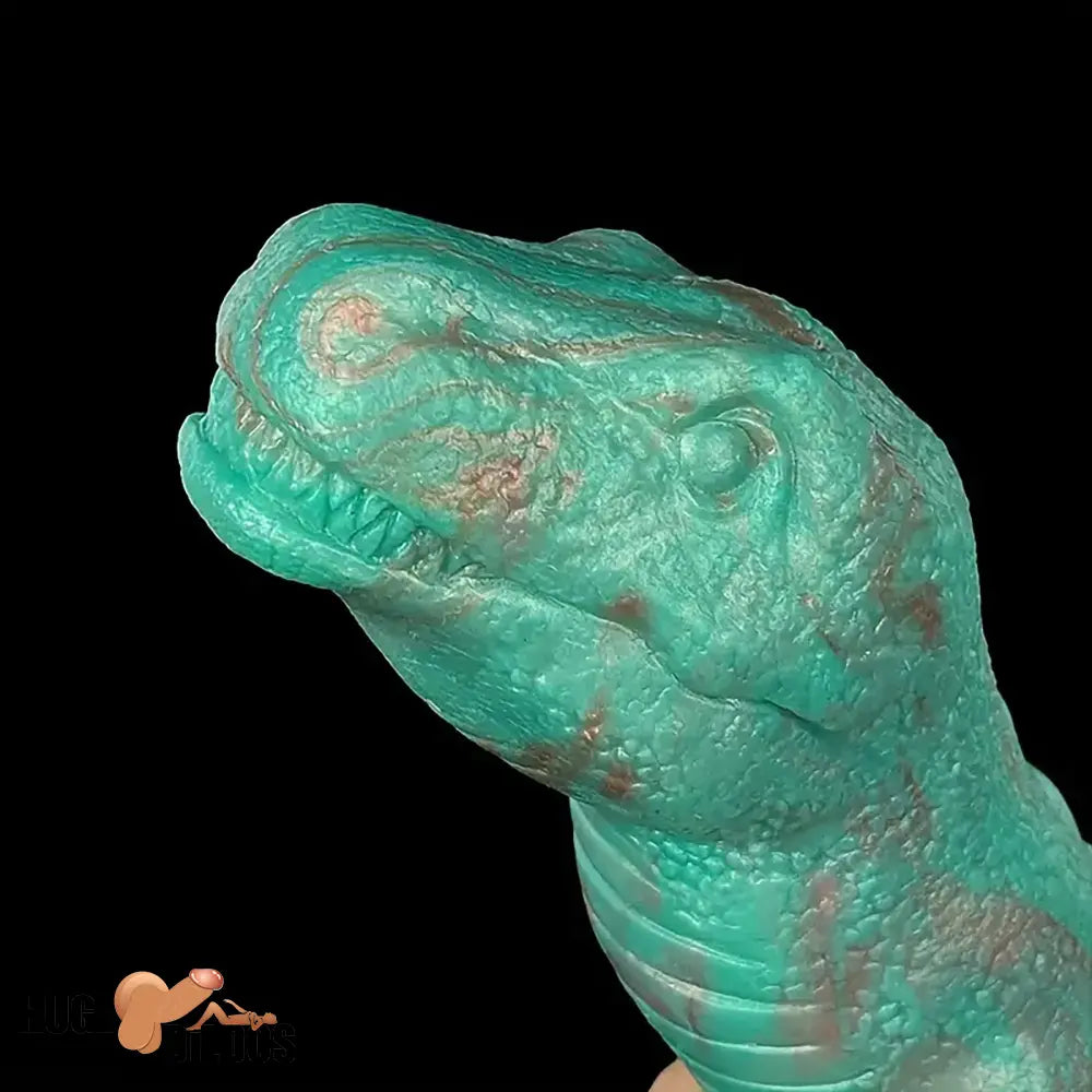 8.66in Fantasy Animal Dinosaur Monster Silicone Thick Soft Dildo For Play