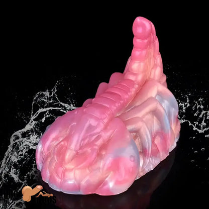 3.54in Animal Small Scorpion Style Silicone Soft Cock Dildo For Play Dilator