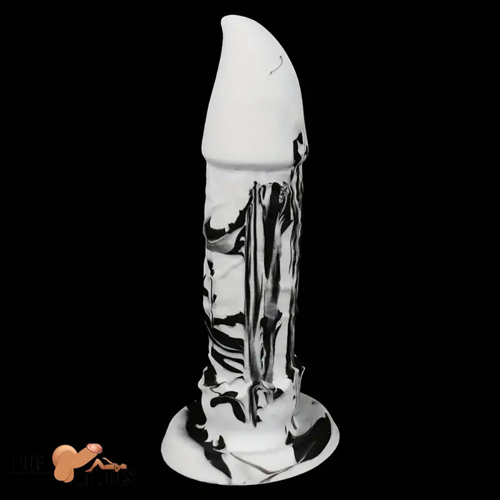 8.5in Brush Silicone Big Soft Dildo For Women Men Couple Sex Pleasure