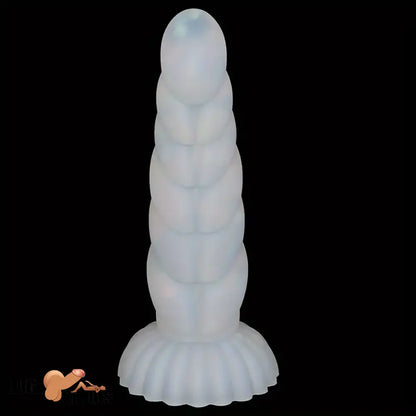 5.43in 8.86in Big Lifelike Jelly Glowing Dildo With Sucker Sex Toy Advancers