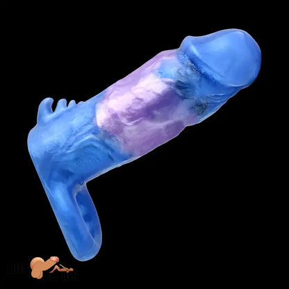 Multiple Lengths Fantasy Silicone Soft Dildo Sleeve With Anti-drop Ring