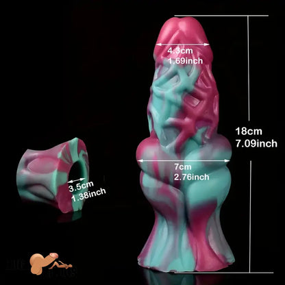 7.09in Silicone Soft Dildo Sleeve Penis Enlargement For Vaginal Sex