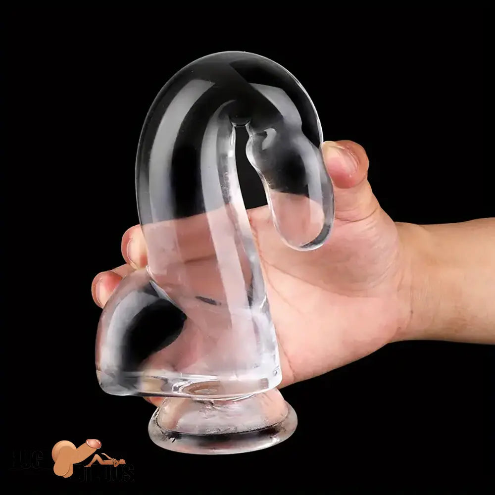 5.9in 7.08in 8.07in 9.64in 10.82in Crystal Clear Dildo For Women Orgasm