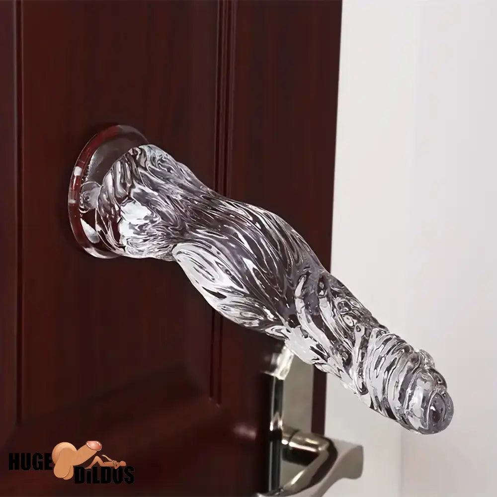 9.5in 10.7in 11.8in Clear Crystal Huge Animal Dildo For Love Cock Sex Toy