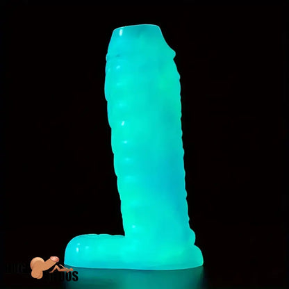 5.39in Lifelike Silicone Soft Dildo Sleeve Snake Luminous Dick Extender