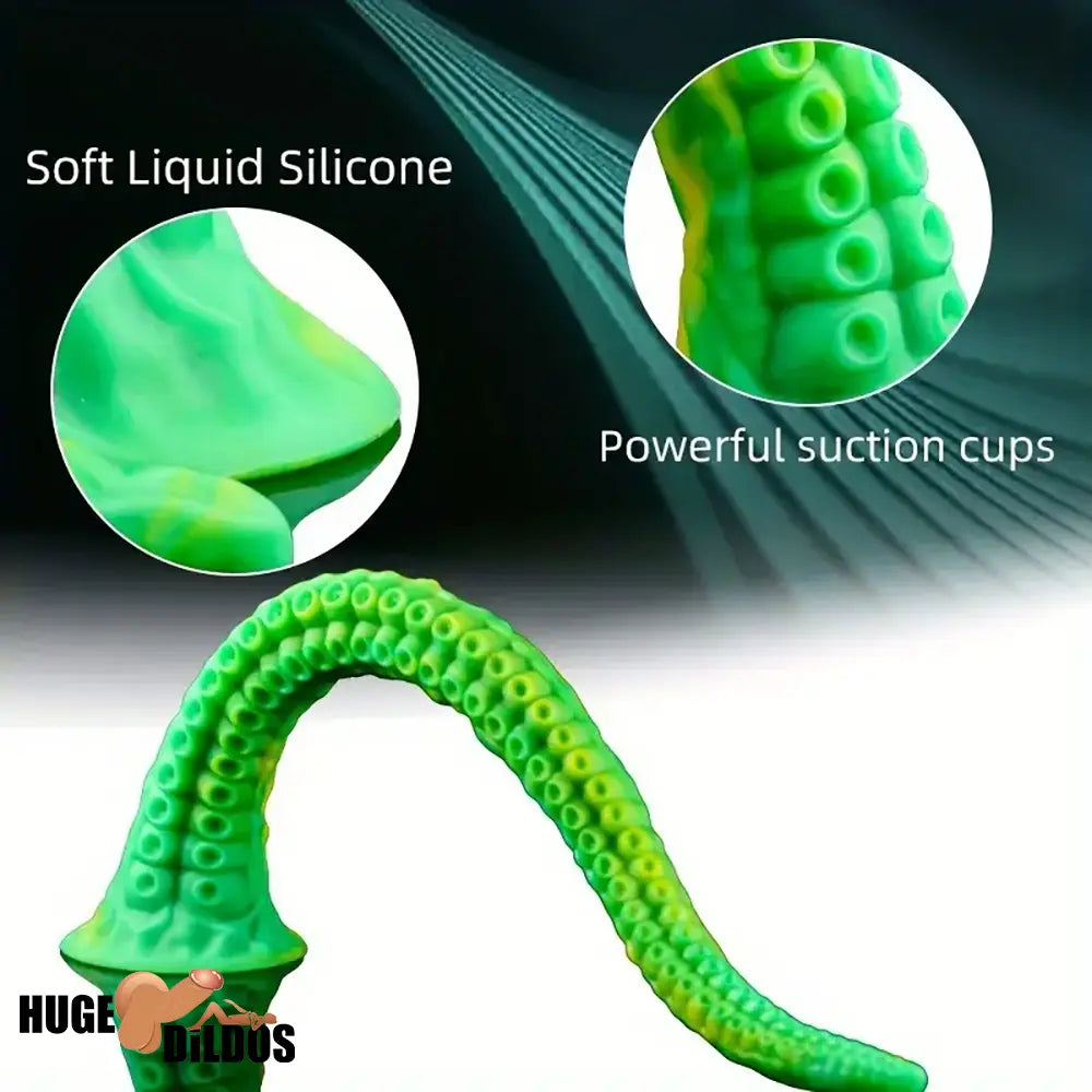 14.17in 17.7in 22.04in Alienophallos Octopus Silicone Soft Big Use Long Dildo