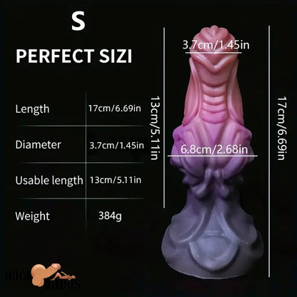 6.69in 8.66in Silicone Flexible Fantasy Dildo For BDSM Sex Love Cock