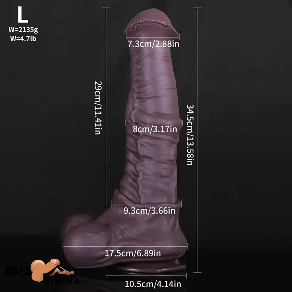 9.45in 11.41in 13.58in Silicone Animal Horse Dildo For Vagina Prostate
