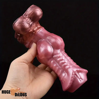 5.9in Fantasy Silicone Wearable Animal Horse Stretchable Dildo Sleeve