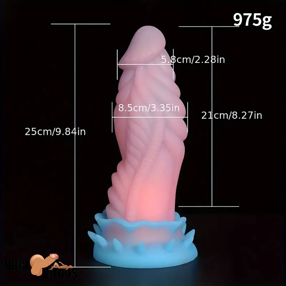 7.87in 9.84in Super Soft Dragon Silicone Animal Monster Prostate Dildo