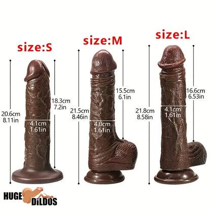 Multiple Inches Silicone Soft Female Dildo Sex Toy For Vaginal Penis Anal