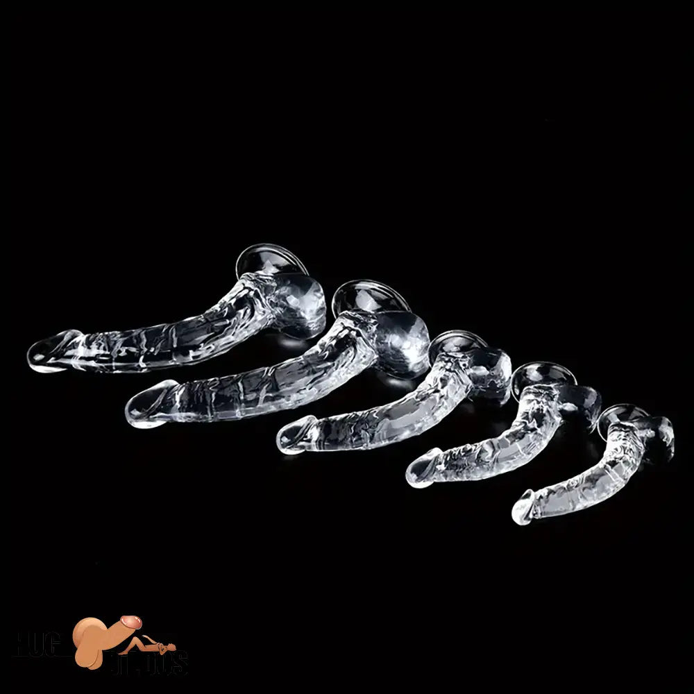 Multiple Lengths Clear Dildo For Women Men Gay Lesbian Sex Toy