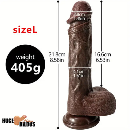 Multiple Inches Silicone Soft Female Dildo Sex Toy For Vaginal Penis Anal