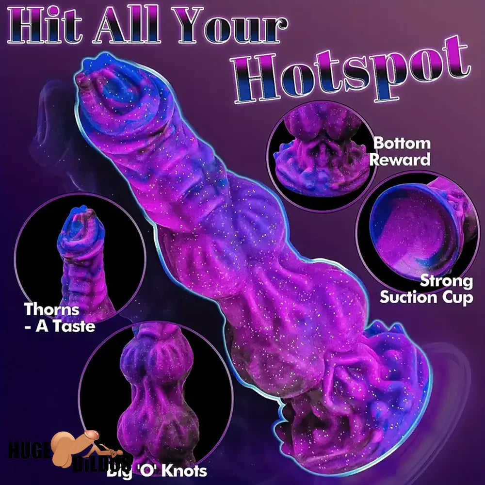 9.65in Fantasy Soft Silicone Monster Dildo For Couples Love Penis