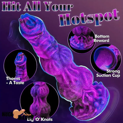 9.65in Fantasy Soft Silicone Monster Dildo For Couples Love Penis