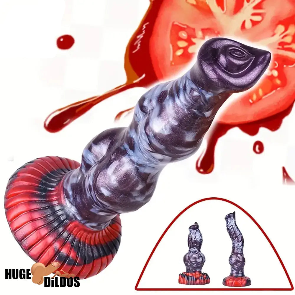 7.87in 7.99in 9.25in Soft Silicone Dog Dildo For Clit Penis Massage