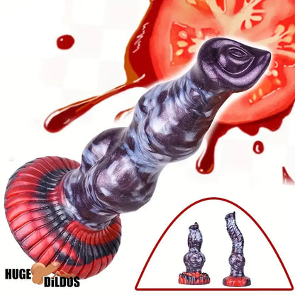7.87in 7.99in 9.25in Soft Silicone Dog Dildo For Clit Penis Massage