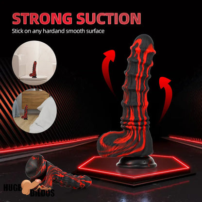 8.27in 9.45in 10.83in Silicone Soft Big Animal Horse Fantasy Dildo