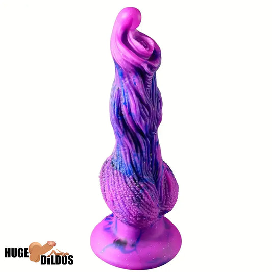 9.8in Fantasy Animal Soft Silicone Dog Monster Dildo For Couples Penis